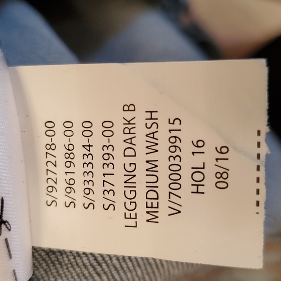 GAP Legging Jeans Sz 6/28 Dark/Medium Wash - Picture 8 of 8